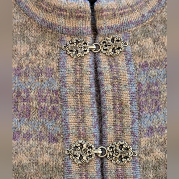 Nordic Design cardigan sweater, wool, size small, vintage - Picture 5 of 11